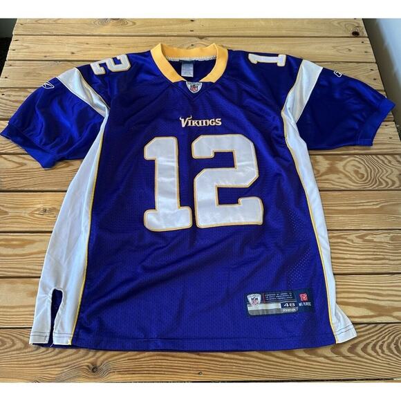 Reebok Vikings Harvin Jersey Size 48 Men’s Blue - Picture 1 of 7